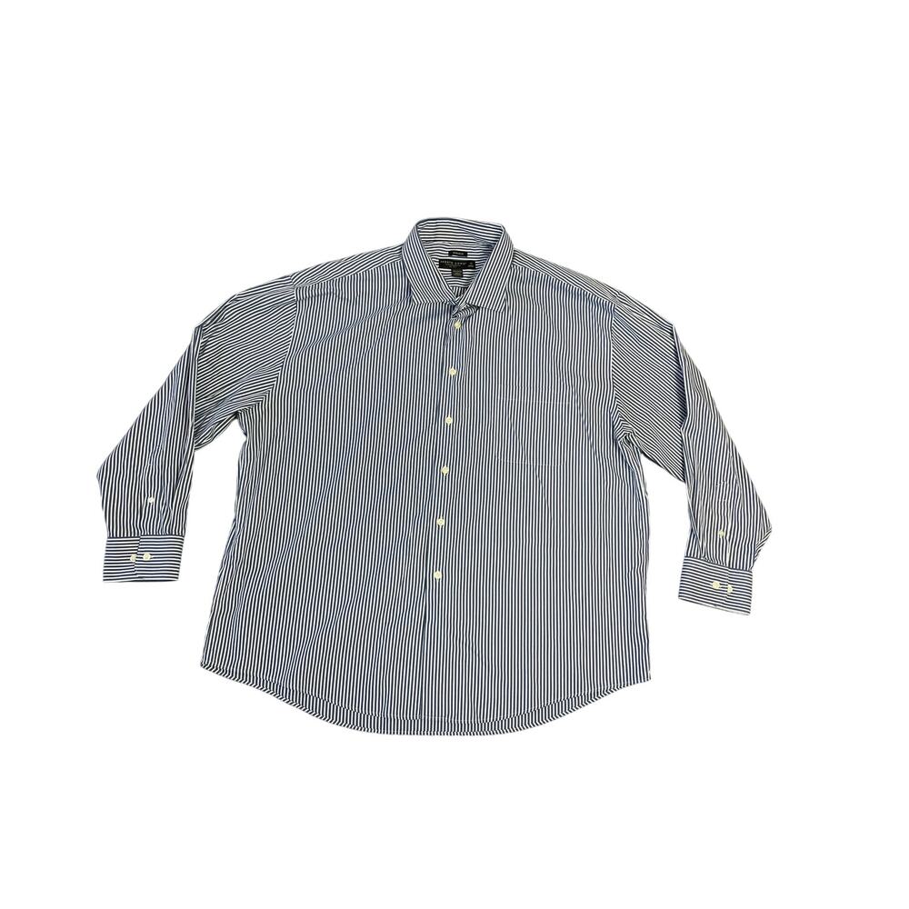 Pronto Uomo Striped Button Up Shirt Men’s SZ 2XL Arm Length 34/35 Classic Preppy